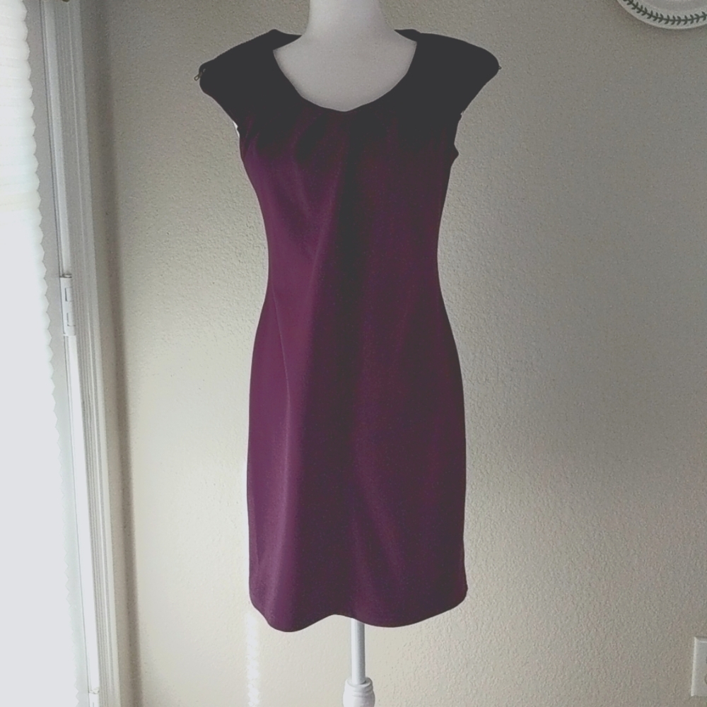 Spenser knit dress, purple, size 4